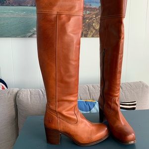 Frye - Julia Over The Knee boots in cognac size 8